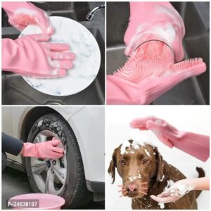 Silicon Gloves Hand Gloves Cleaning Accessories