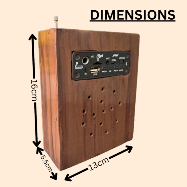 All In One Wooden Speaker - Image 4