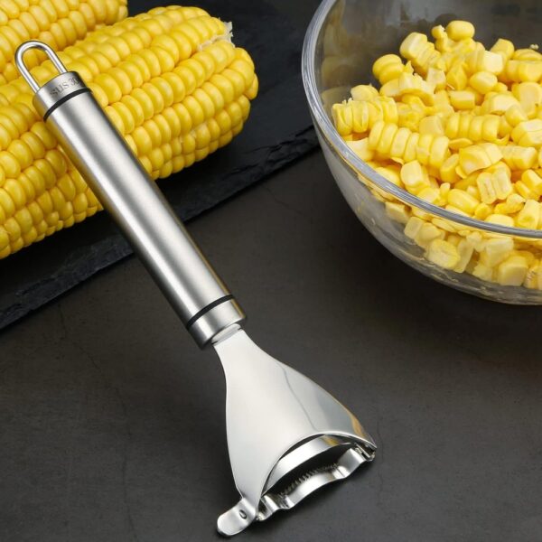 Stainless Steel Magic Corn Peeler Cob Stripper Tool - Image 4